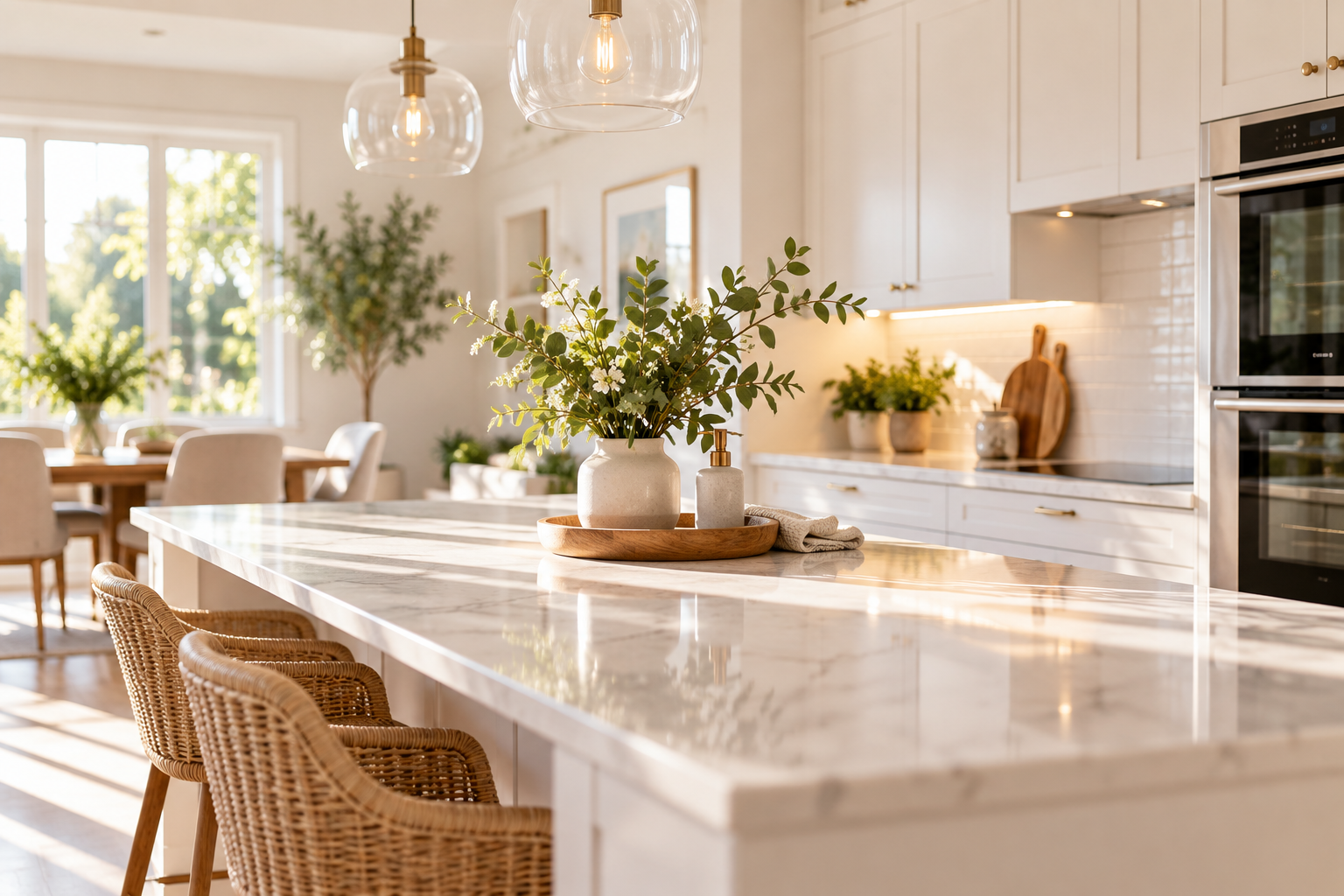 Bright modern kitchen